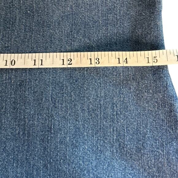 Vintage 90's Jean Shirt Button Down 100% Cotton Women's Small - Picture 7 of 8